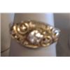 Image 1 : ANTIQUE DIAMOND LADIES RING, .20 CARAT CENTER DIAMOND .30 TOTAL, 2.9 GRAMS 14K W GOLD