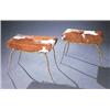 Image 1 : RENÉ PROU PAIR OF BENCHES, CA. 1940 gold-pain