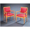 Image 1 : PAUL FRÉCHET PAIR OF ARMCHAIRS, CA. 1946 ash