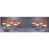 Image 1 : JACQUES-éMILE RUHLMANN NINE OAK CHAIRS FOR TH