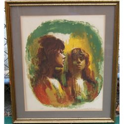Sandu Liberman artist proof signed lithograph