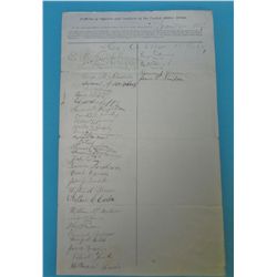 Scarce 1867 Fort Sanders Dakota Territory (future Wyoming) Petition for a Post Sutter. Printed petit