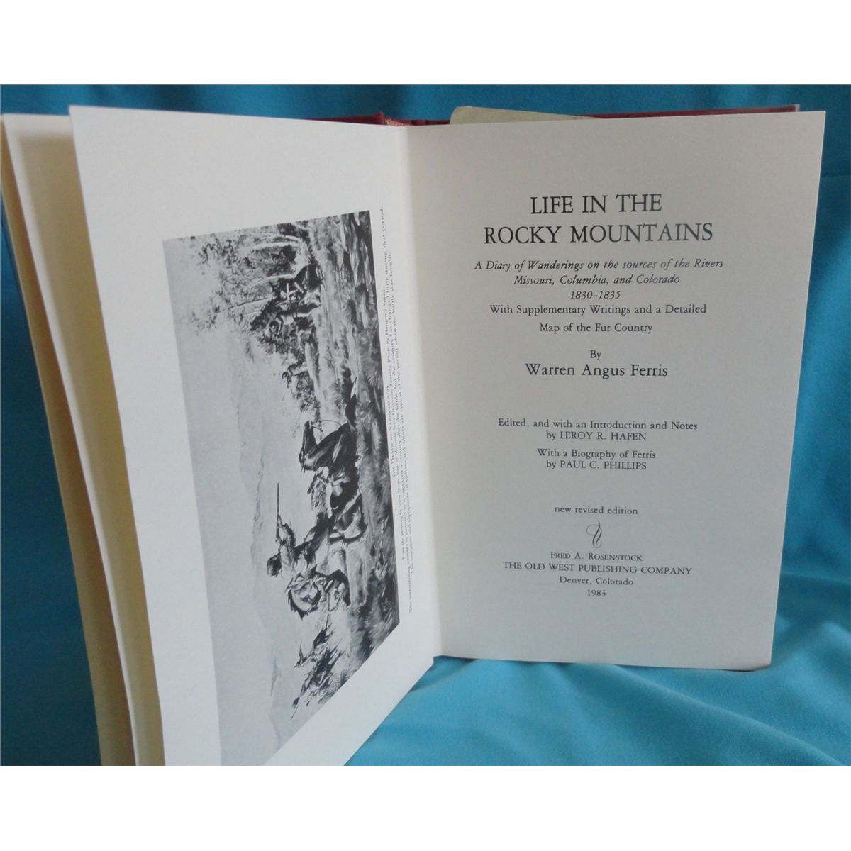 Ferris, Warren Angus, Life in the Rocky Mountains, book, Denver, 1983