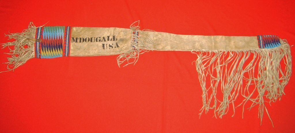 Captain McDougall’s Sioux Indian Beaded Rifle Scabbard. Captain Thomas ...