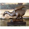 Image 4 : DDSM142 Delightful Duck Bronze Sculpture After Debvt