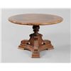 Image 1 : MWF1331 Baroque Style Walnut Pedestal Table Continental