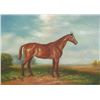 Image 1 : 5 x 7 Oil on Board ~Horse in Pasture~ Signed W. Krell