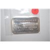Image 1 : 1973 US Silver Corp. Silver Ingot; Israel Silver Anniversary Commemorative; .999+ Fine 1 Oz.; EST. $