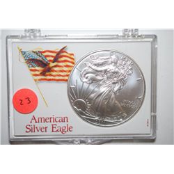 2011 Silver Eagle $1 In American Silver Eagle Holder; EST. $35-45