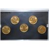 Image 2 : 2006-D State Quarter Mint Set; Layered In Pure 24K; BU; EST. $5-10