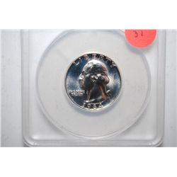 1964 Washington Quarter Proof; ANACS Graded PF67; EST. $10-15