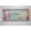 Image 1 : 1987 Jamaica $1 Foreign Bank Note; EST. $3-5