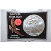 Image 1 : 2011 Silver Eagle $1 In American Silver Eagle Holder; EST. $35-45