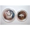 Image 2 : 1991-S US Mt. Rushmore Anniversary Two-Coin Proof Set; Silver Dollar & Half Dollar; EST. $30-40