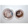 Image 2 : 1992-S US Olympic Commemorative Two-Coin Proof Set; Silver Dollar & Half Dollar; EST. $35-45