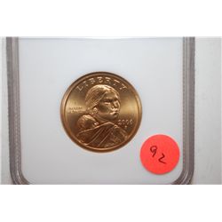 2006-S SMS US Sacagawea $1; NGC Graded MS66; EST. $5-10