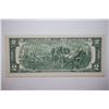 Image 2 : 2003-A US Federal Reserve Note $2; San Francisco CA Reserve; T. Roosevelt 26th President Bill; EST. 