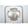 Image 2 : 1925 Peace $1; NGC Graded UNC Details-Improperly Cleaned; EST. $50-70