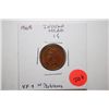 Image 1 : 1868 Indian Head One Cent; VF+ With Problems; EST. $125-170