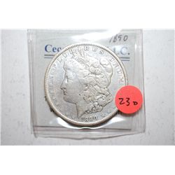 1890 Silver Morgan $1; EST. $30-40