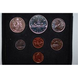 1979 Canada Mint Foreign Coin Set; UNC; Royal Canadian Mint; EST. $5-10