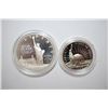 Image 1 : 1986-S US Liberty Ellis Island Commemorative Two-Coin Proof Set; Silver Dollar & Half Dollar; EST. $