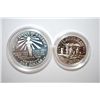 Image 2 : 1986-S US Liberty Ellis Island Commemorative Two-Coin Proof Set; Silver Dollar & Half Dollar; EST. $