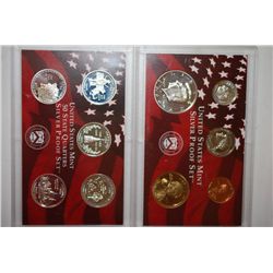 2000-S US Mint Silver Proof Set With State Quarter Mint Silver Proof Set; EST. $38-43