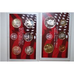 2001-S US Mint Silver Proof Set With US State Quarter Mint Silver Proof Set; EST. $39-45