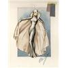Image 1 : Walter Plunkett costume sketch of Katharine Hepburn for "Christopher Strong"