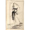 Image 1 : Salvador Dali original ink sketch for the Hitchcock film "Spellbound"