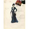 Image 1 : Edith Head costume sketch of Carolyn Jones for "Last Train from Gun Hill"