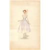 Image 1 : Edith Head costume sketch of Mitzi Gaynor for "The Joker is Wild"