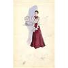 Image 1 : Edith Head costume sketch of Dorothy Lamour for "Duffy's Tavern"