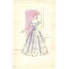 Image 1 : Three Edith Head costume sketches of Barbara Stanwyck for "California"