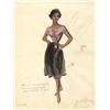 Image 1 : Edith Head costume sketch of Sophia Loren for "Houseboat"