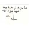 Image 2 : "The Next Best Thing" wrap party invitation, gift, and Madonna handwritten thank-you note