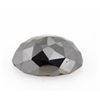 Image 2 : Jet Black Color AA Oval Brilliant 4.74CTW Loose Black D
