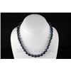Image 1 : 242.68CTW 18" BLACK FRESHWATER PEARL NECKLACE METAL LOC