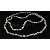 Image 2 : 466.27CTW 46" WHITE-PEACH LONGSTRAND FRESHWATER PEARL N