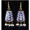 Image 1 : 7.06GRAM INDIAN HANDMADE LAKH FASHION EARRING