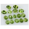 Image 2 : Peridot 12.76 ctw Loose Gemstone 7x5mm Oval Cut