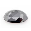 Image 2 : Jet Black Color AA Oval Brilliant 3.83CTW Loose Black D