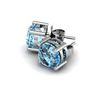 Image 1 : Topaz 3.10ctw Earring 14kt White Gold