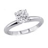 Image 1 : 0.85 ct Round cut Diamond Solitaire Ring, G-H, I