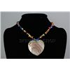 Image 1 : 166.43CTW 18" MULTICOLOR FRESHWATER CAPIZ PENDANT/MOTHE