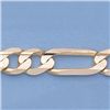 Image 2 : Genuine 16" 14k Gold-Yellow 7.0mm Figaro Chain 30g
