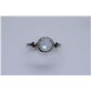 Image 1 : 12.15 CTW MOON STONE RING.925 STERLING SILVER