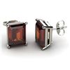 Image 1 : Genuine 18.00 ctw Garnet Earring 14k W/Y Gold