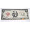Image 1 : 1928 SERIES C $2 RED SEAL CERTIFICATE SERIAL # B66246577A *RARE CRISPY NICE BILL*!!
